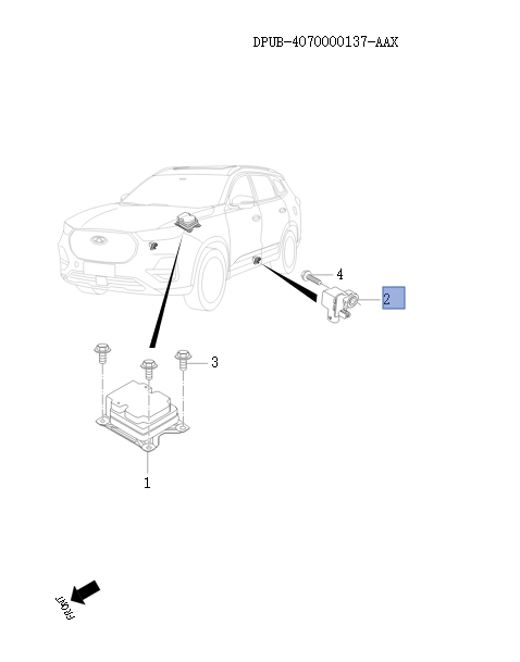 Sensor and airbag controller assembly    123