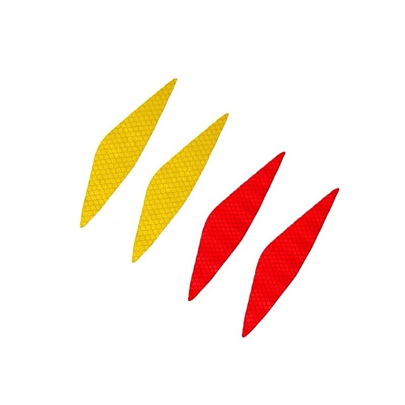 Changan UNI-V UNIV 2022 2023 Front and rear headlight eyebrow reflective stickers for exterior decoration