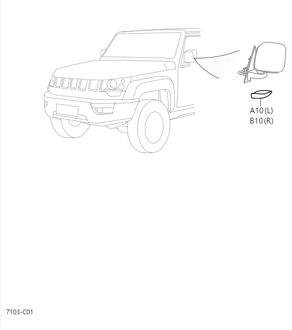 Side turn lamp7103-1