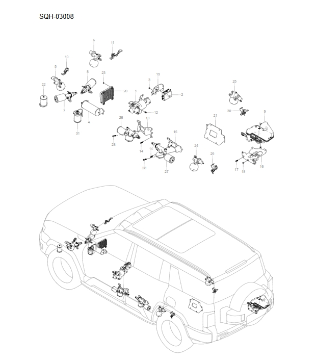 SQH-03008 Intelligent Suspension Control System