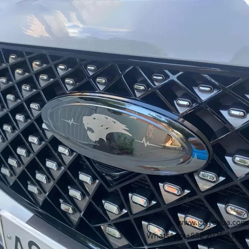 Chery Tiggo Logo Chery Tiggo 7 Pro Tiggo 8 Pro 2023 2015-2018 Black Badge Logo Emblem Decal Racing Grill Hood Sticker Styling