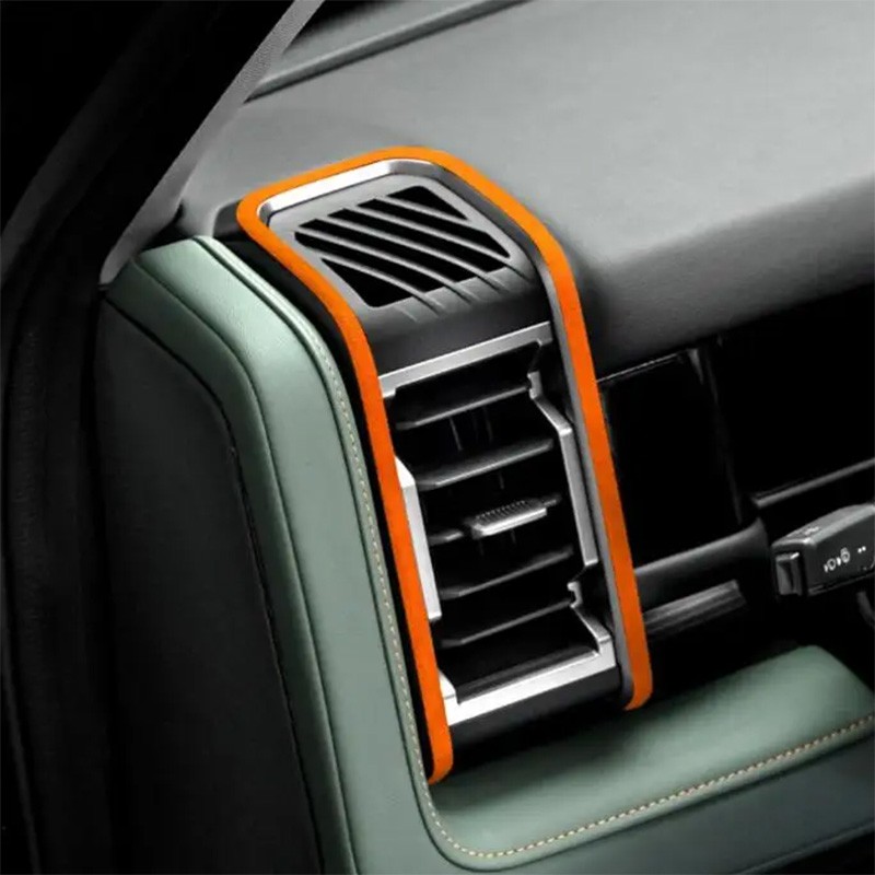 For Jaecoo J6 Chery Icar 03 2024 Suede Decorative Sticker for Dashboard Air Outlet Available in Multiple Colors