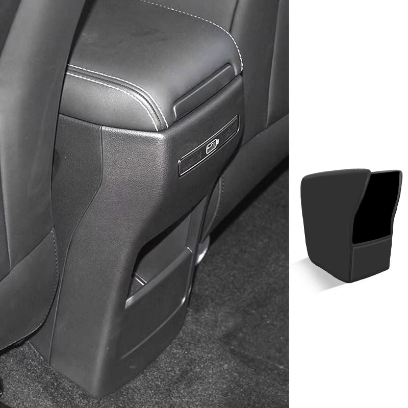 For Geely Coolray 2019-2023 BinYue Rear Air Outlet Frame Anti Kick Thickening Protection Stickers Ornament Car Accessories