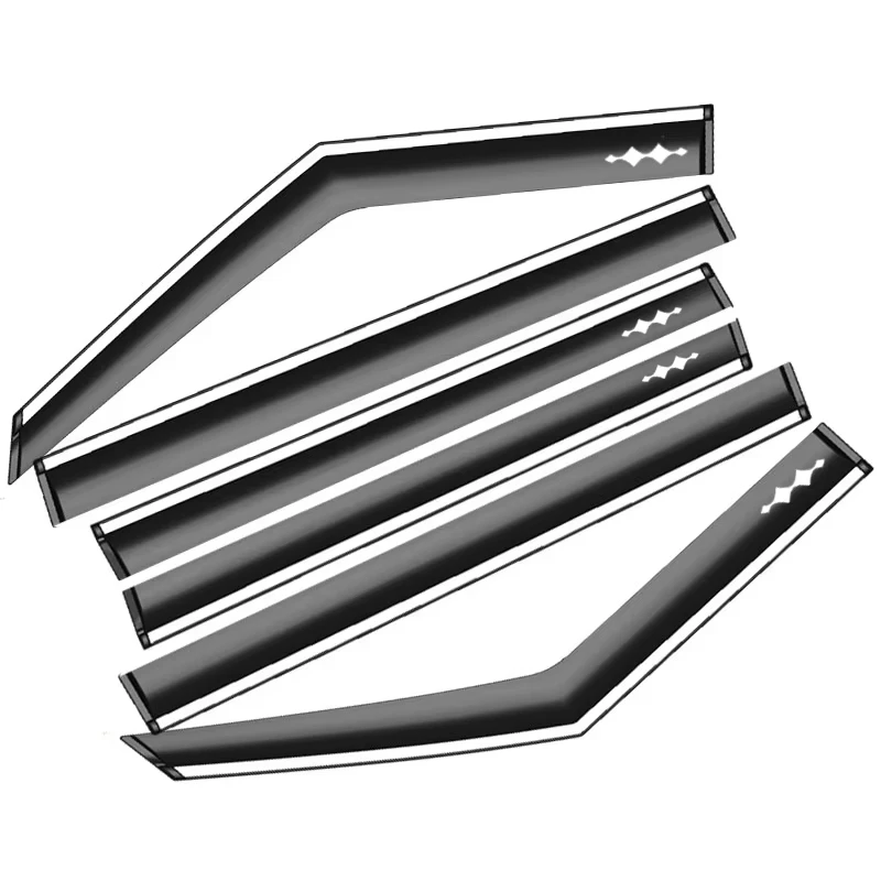 Byd Equation Leopard 8 2025 Automotive Parts Rain Shield, Window Rain Eyebrow, Rain Strips for Rain Protection