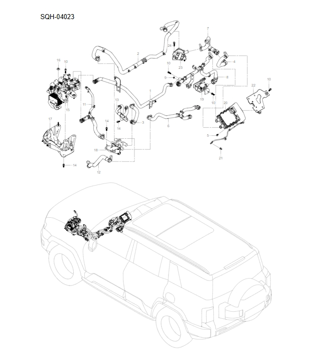 SQH-04023 heating water pipe