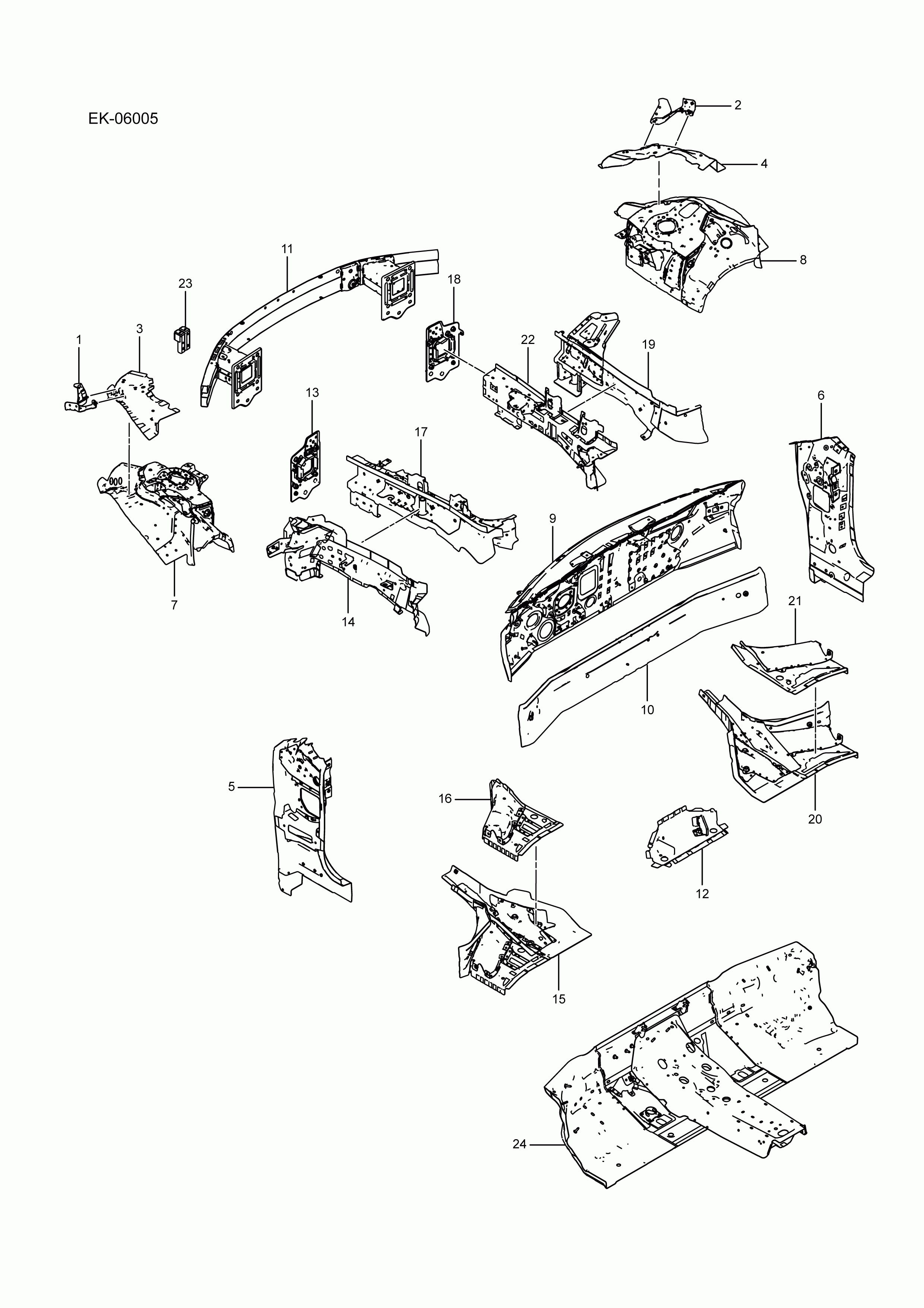 EK-06005 Front Cabin Assembly