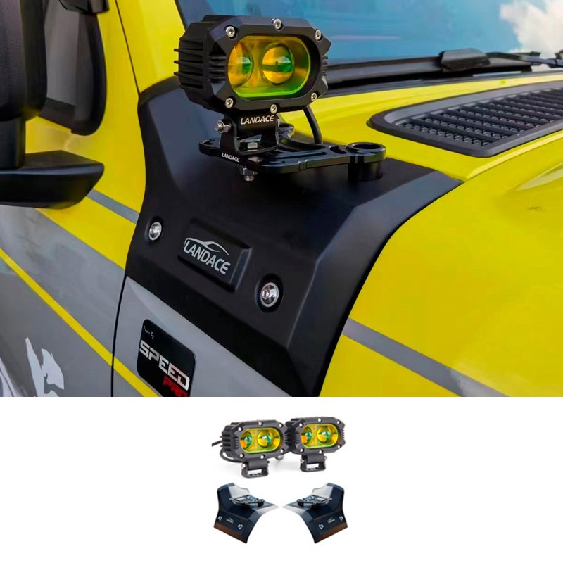 For Great Wall Tank 300 TANK 300 A Pillar Hood Spotlight Auxiliary Fog Light Bracket Engine Hood Light Bracket Accessories