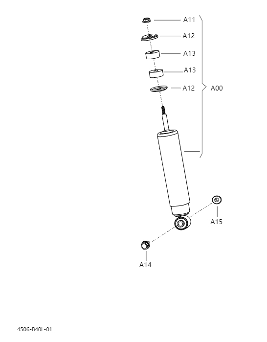 Front shock absorber4506