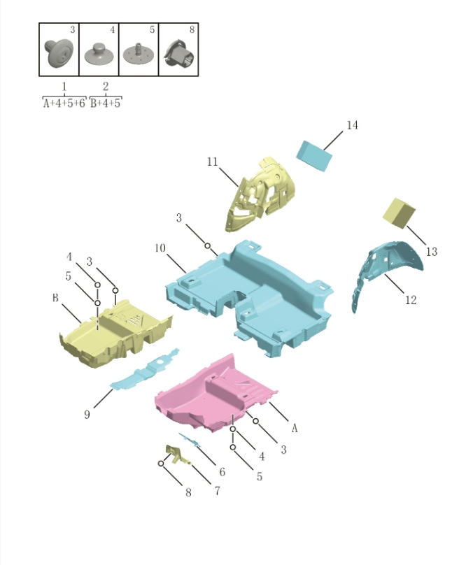 Floor insulation pad5017