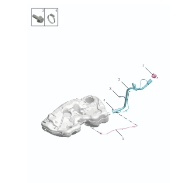 Fuel tank filling pipe2016