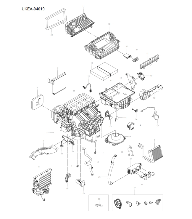 UKEA-04019 air conditioning system