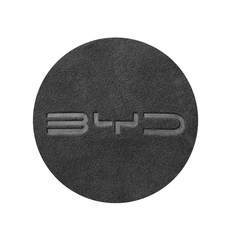 BYD Seagull Dolphin Mini 2022-2024 Car Steering Wheel Sticker Suede Center Logo Decorative Protective Sticker Accessories