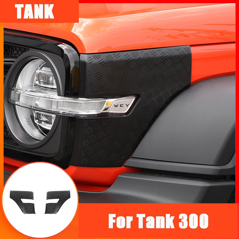 Black Look Garnish Car Body Cover Anti Hit Scratch Sticker Protector Frame For GWM Great Wall Tank 300 TANK 300 Accessories