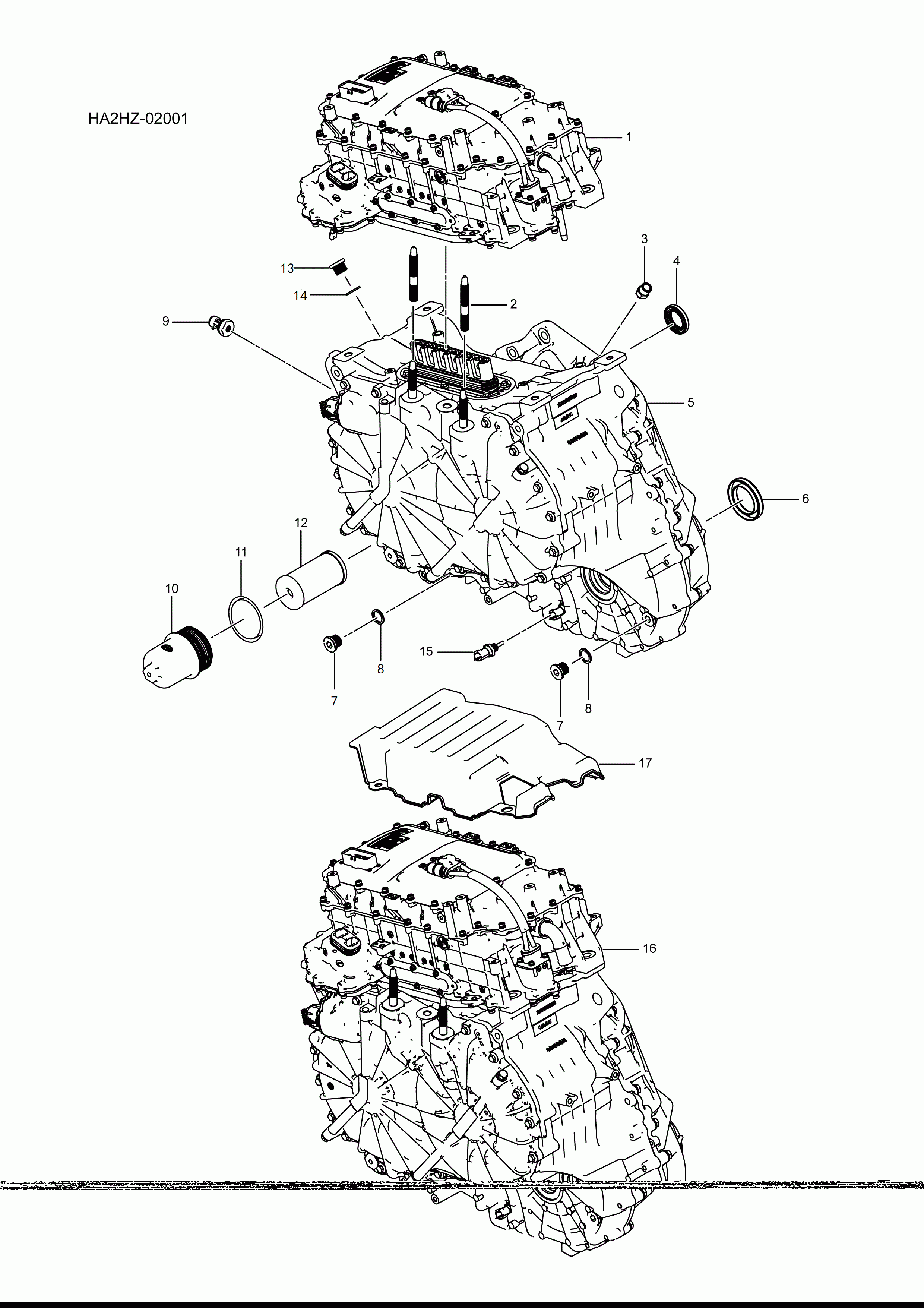 SA3HJ-02001EHS electric hybrid system