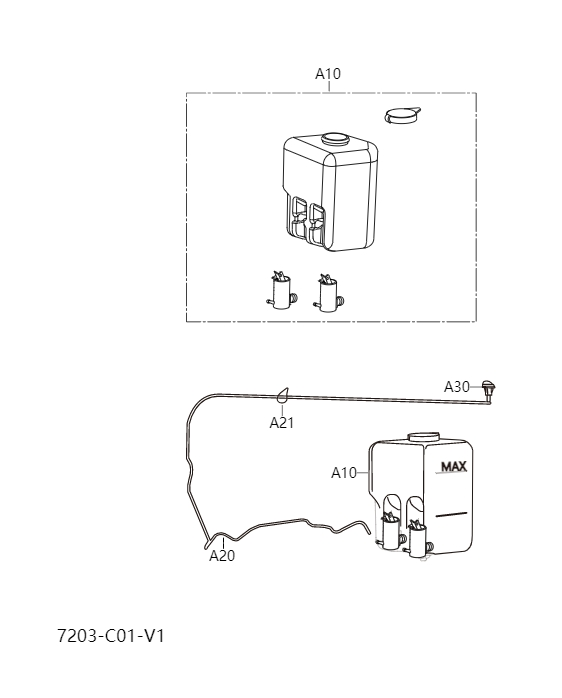 Windshield washer7203-1