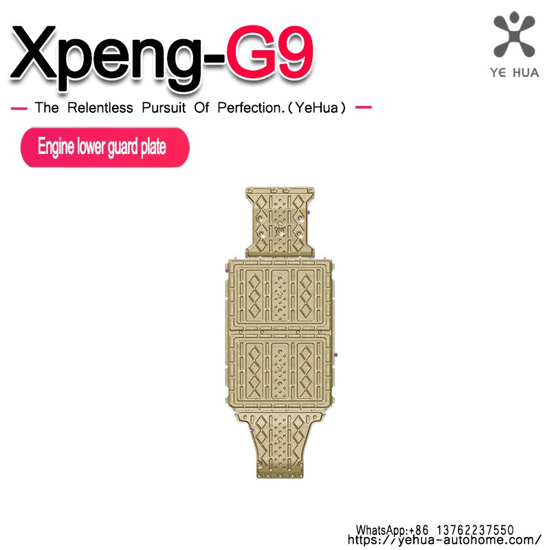 For Xpeng G9 2023-2024 Engine Guards Engine Protector Enginelebar Car Engine Skid Plate Bash Frame Guard Engine Cover Protection