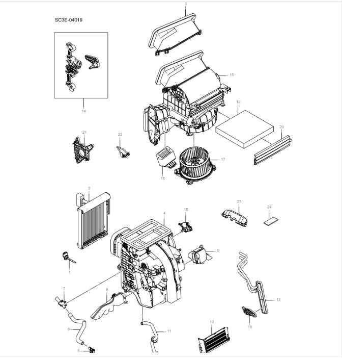 SC3E-04019 air conditioning system
