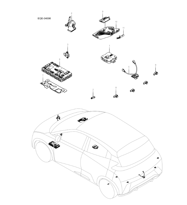 EQE-04006 Parking Assist System