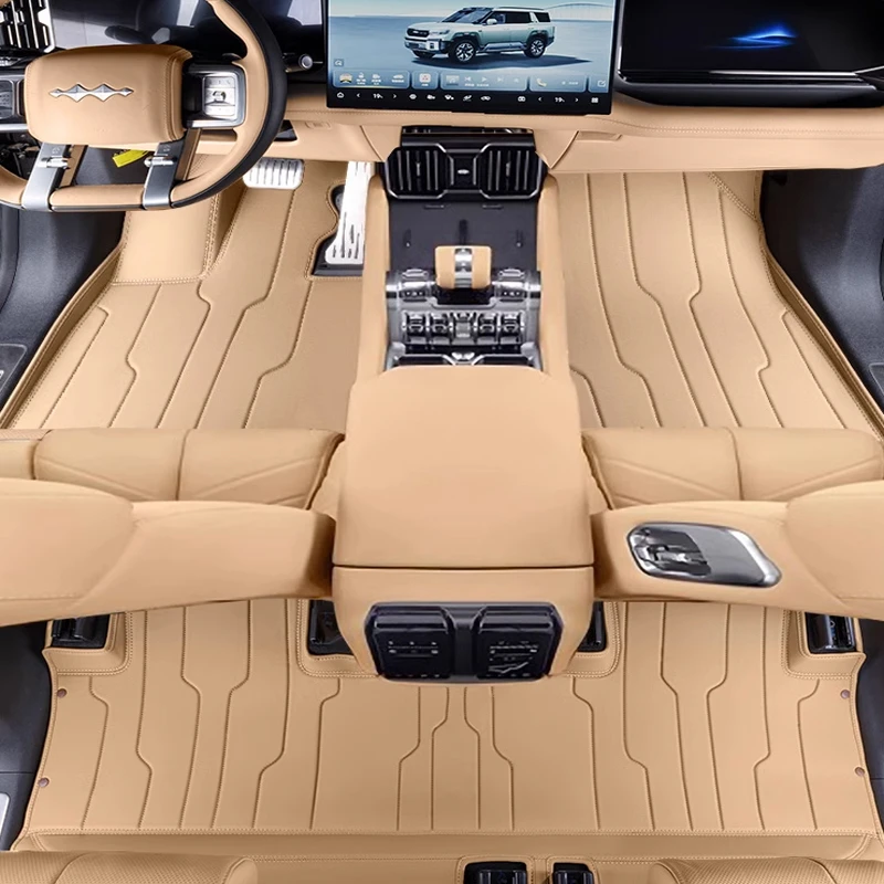 Byd Equation Leopard 8 2025 Floor Mats 3Pc/set Waterproof Non-Slip Fully Surrounded Special Foot Pad