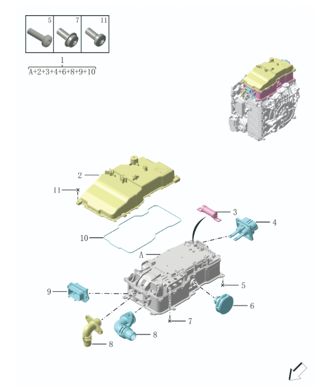 Automatic transmission electronic components3064