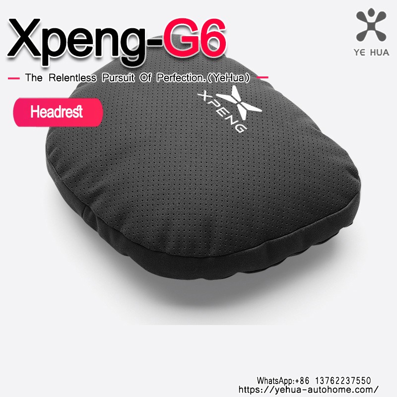 For XPeng  G6 2023-2025 Car Neck Pillow Seat Headrest Lumbar Spine Protectio Auto interior accessories