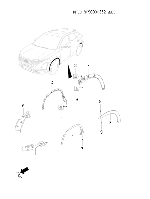 Wheel brow guard   43