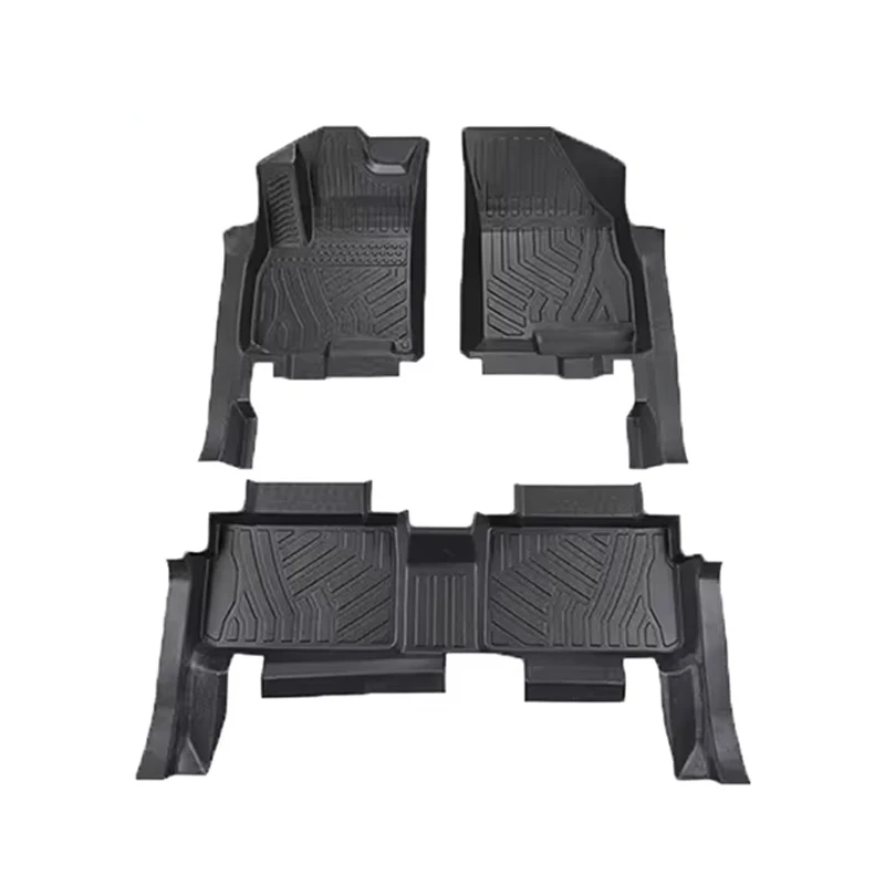 Chery Tiggo 8 pro 2018 2024 Floor Mat Waterproof Non-slip TPE Modified Accessories 3Pcs/Set Fully Surrounded Special Foot Pad