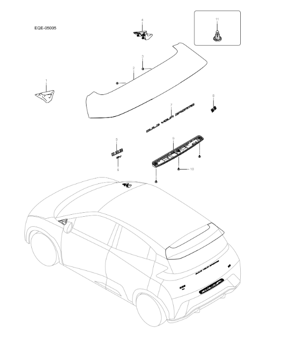 EQE-05005 Exterior Decoration