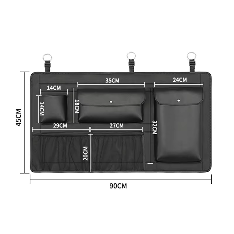 For GEELY Monjaro Manjaro Xingyue L KX11 2022 2023 Storage Bag Multi-functional Seat Back Storage Bag Trunk Car Accessories