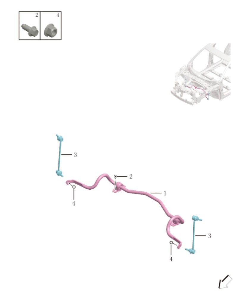 Front stabilizer bar4015
