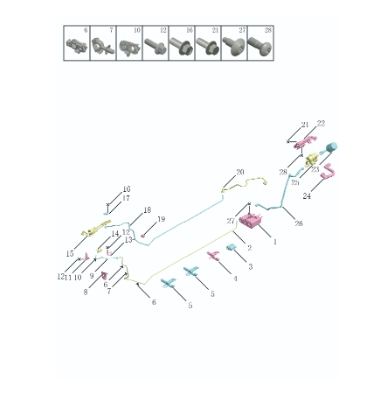Fuel evaporation pipeline and carbon canister2019