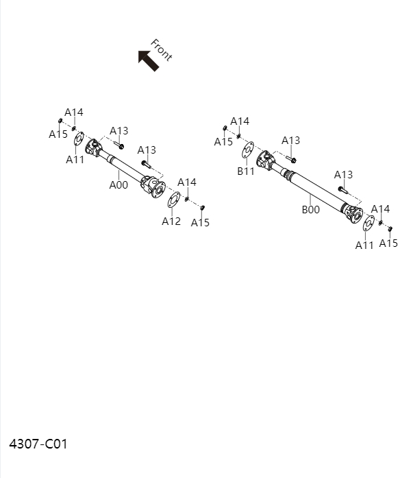 transmission shaft4307