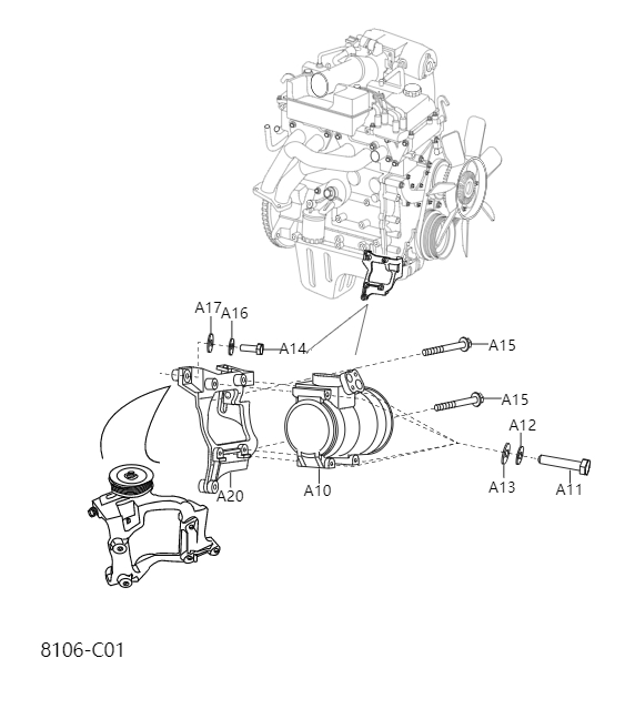 Heating and air conditioning - compressor8106