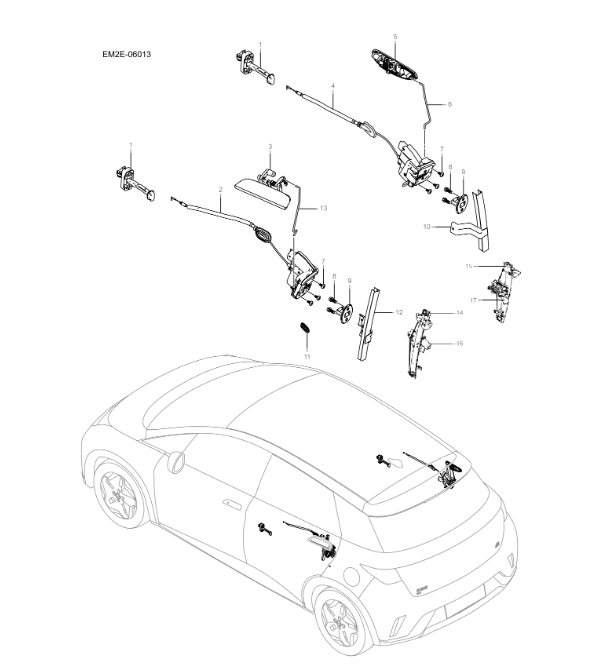 EM2E-06013 Rear Door Accessories