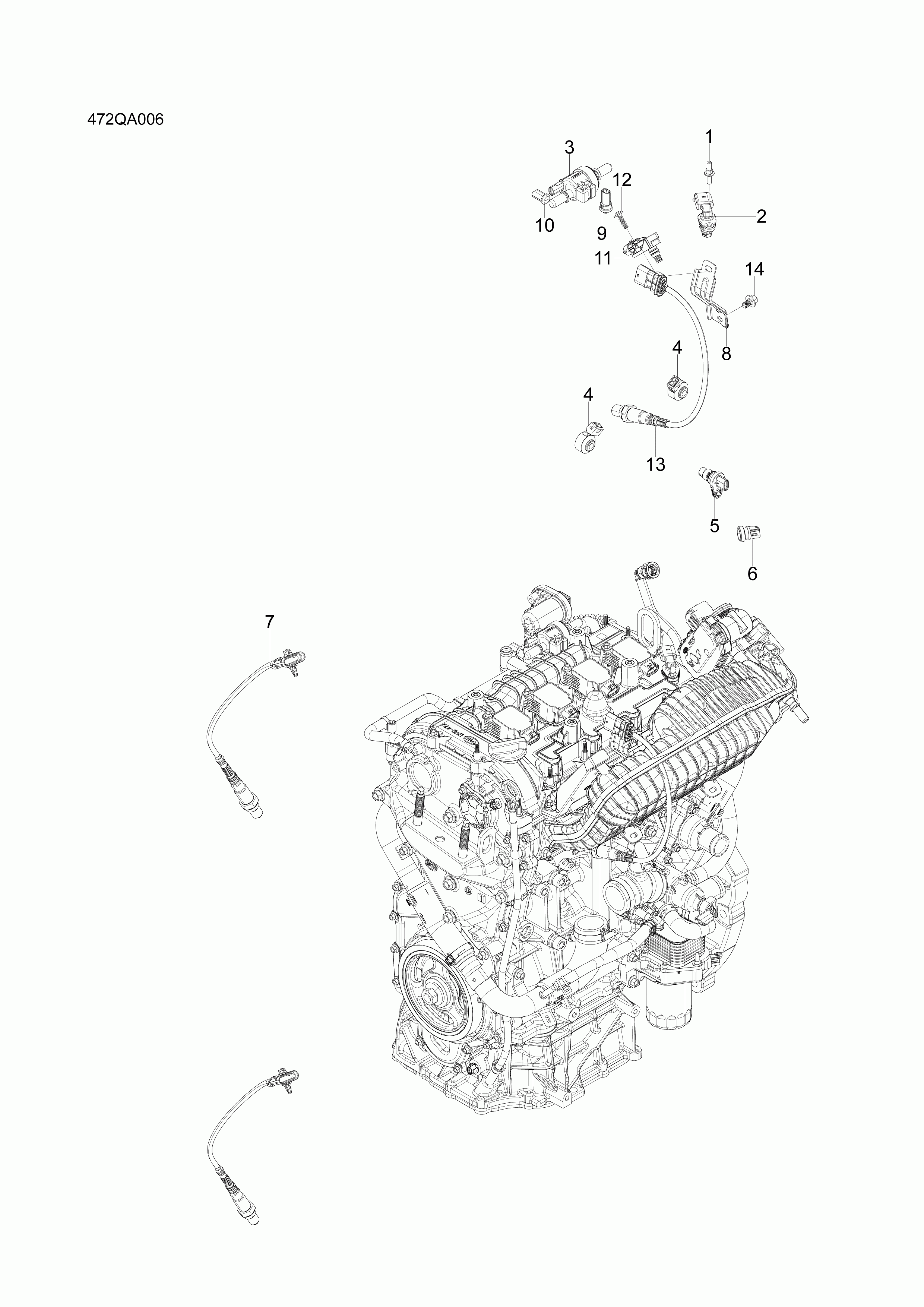472QA006 Engine Sensor