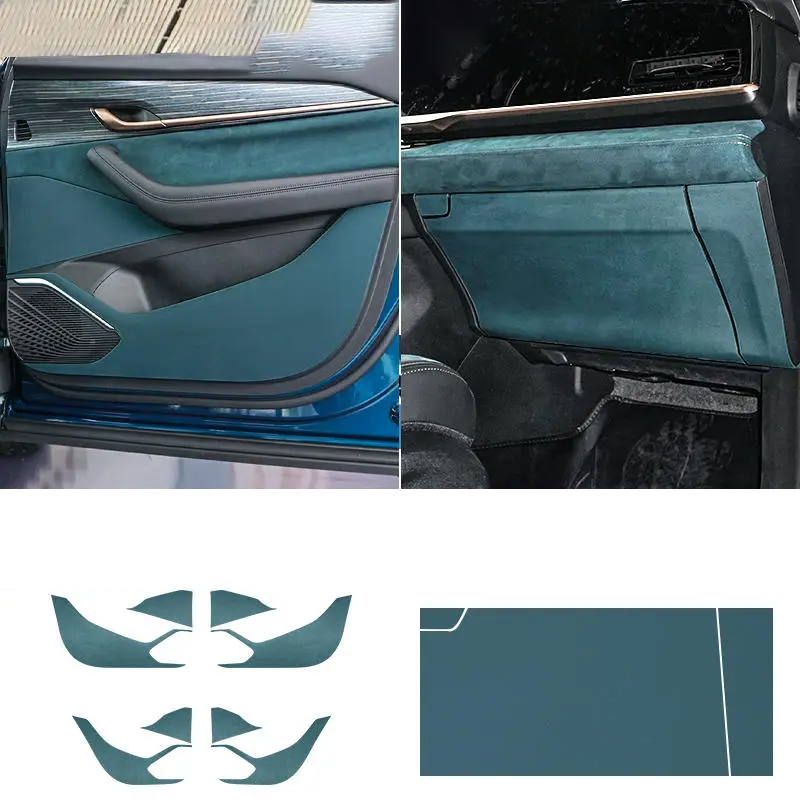 For GEELY Monjaro Manjaro Xingyue L KX11 2022 2023 Car Door Kick Pad Anti Scratch Decorative Protective Sticker Car Accessories