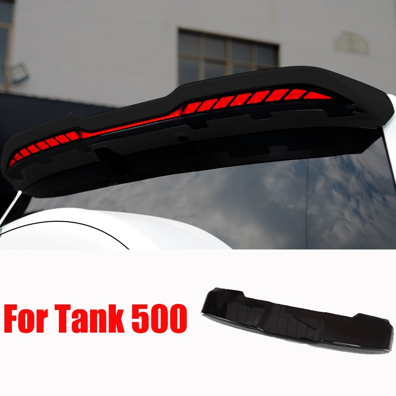 For Great Wall Tank 500 Tail Flow Light Top Wing with Light Tail Wing Special Appearance Upgrade and Modification Accessories