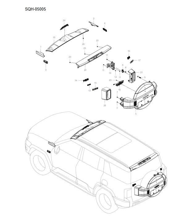 SQH-05005 body exterior