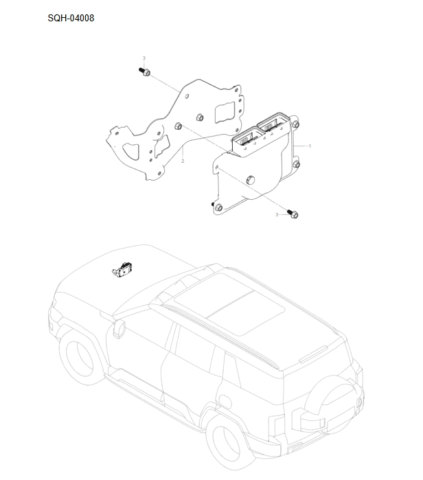SQH-04008 Engine and Transmission Control Module