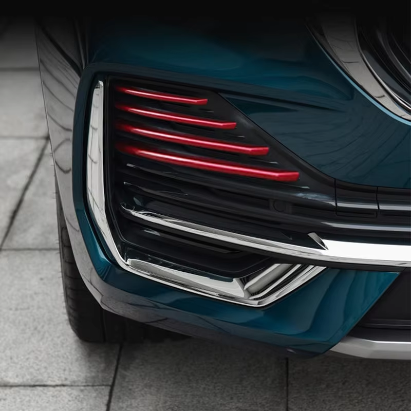 For GEELY Monjaro Manjaro Xingyue L KX11 2021-2024 Front Fog Light Ornament Strip Appearance Modification Car Accessories