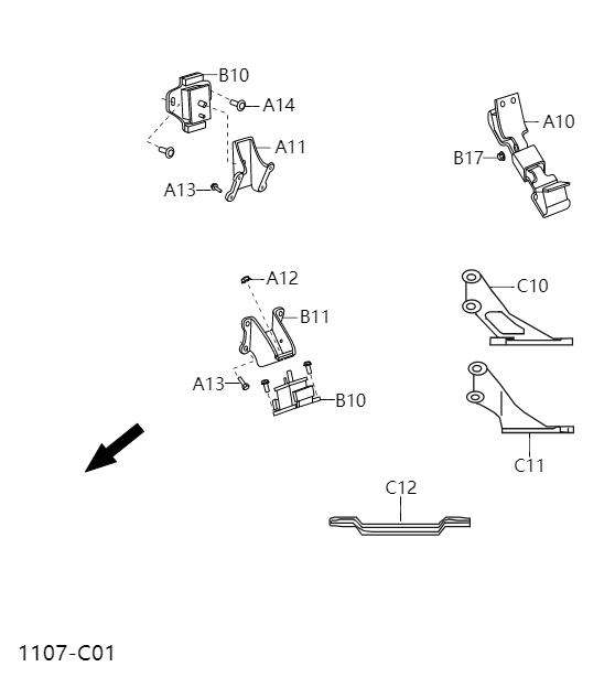 mounting bracket1107