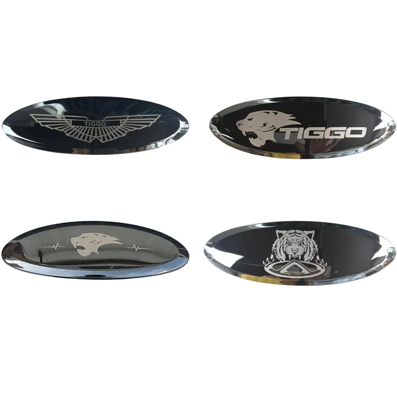 Chery Tiggo 7 Pro 2020-2024 Car Emblem Badges Logo Black Badge Logo Emblem Decal Racing Sticker Styling