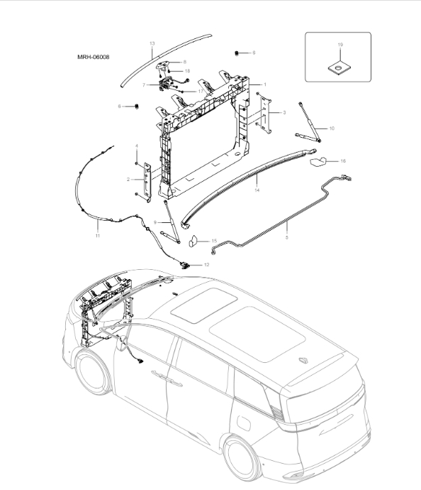 MREH-06008 Front Cabin Accessories