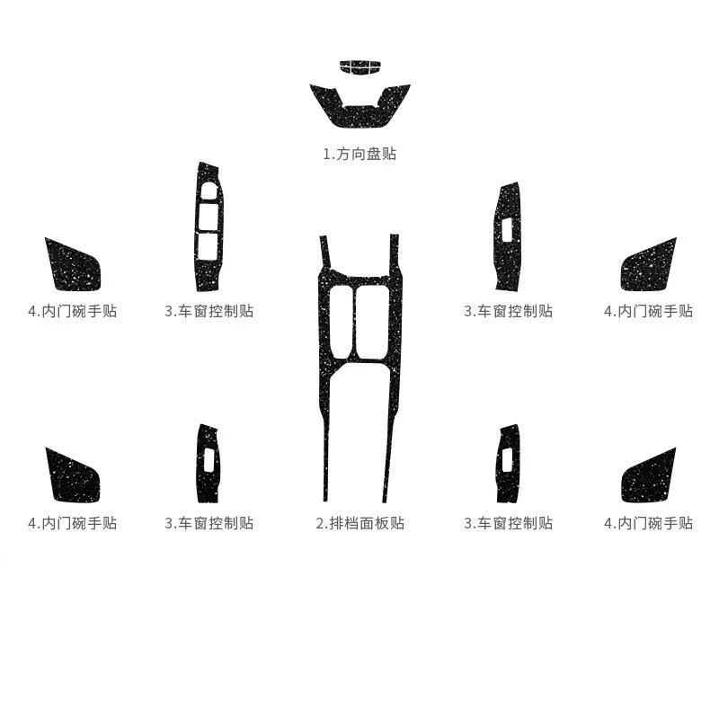 For Geely OKAVANGO 2023-2024 Central Control Film Interior Modification Automobiles Parts Accesorios Para Auto Tools