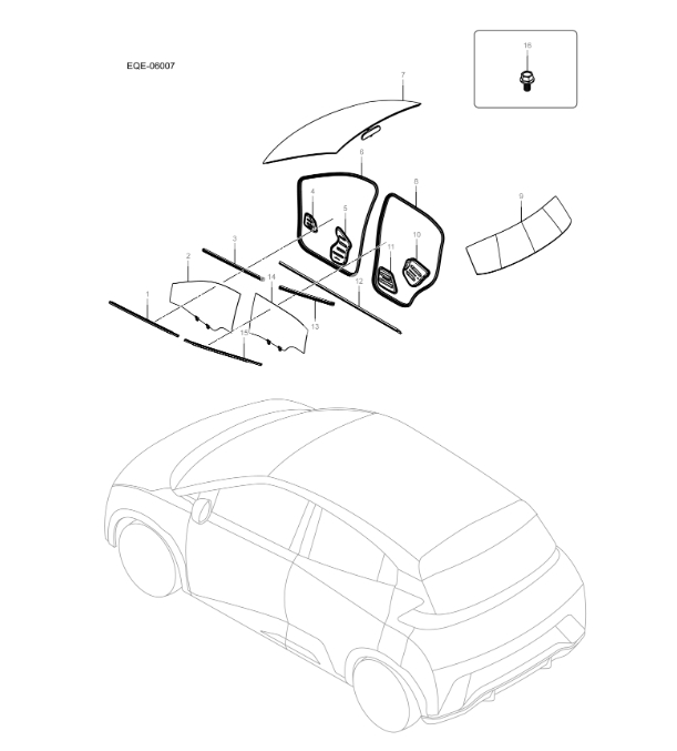 EQE-06007 Glass and Seals