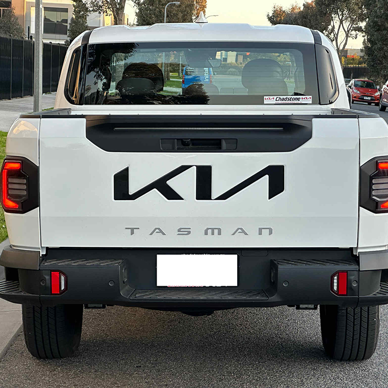 For Kia Tasman car logo black car logo non-destructive installation auto parts decorative accessories