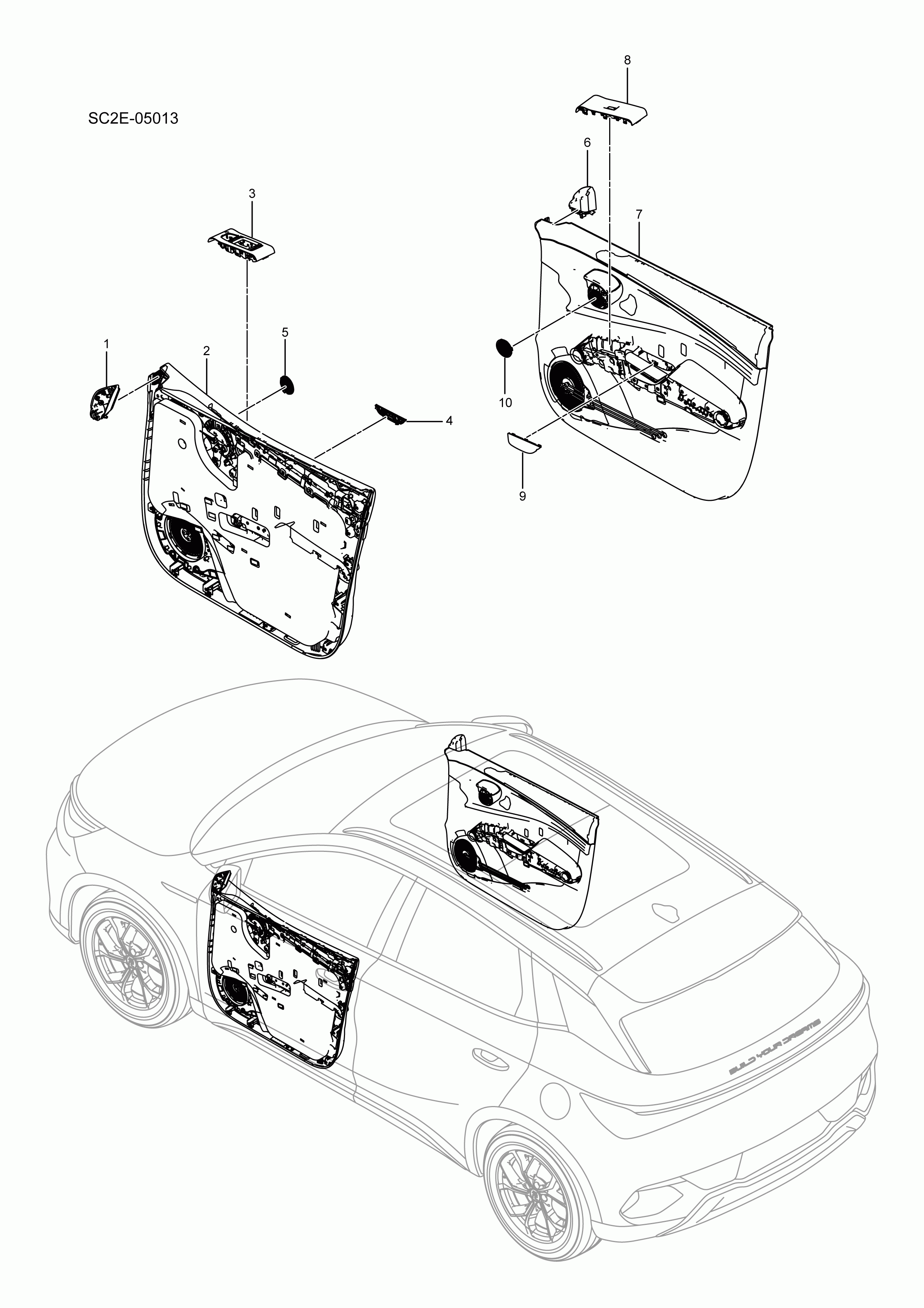 SC2E-05013 front door interior