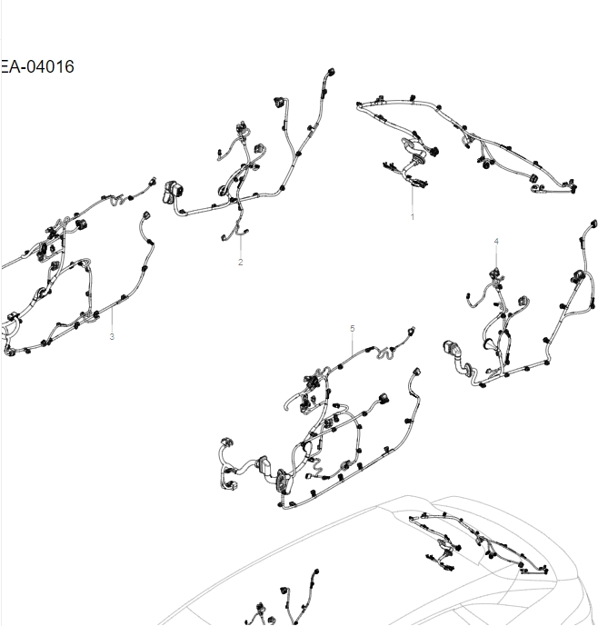 UKEA-04016 door harness