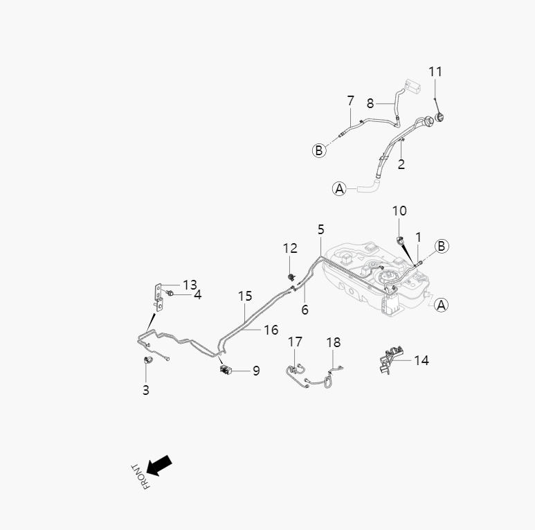 Fuel pipe and its hardware3-15