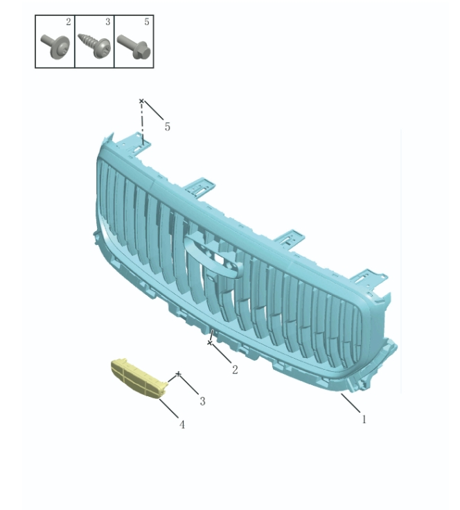 Radiator mask assembly6013